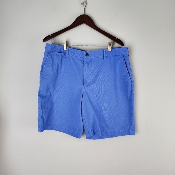 Land's End Men’s Traditional Fit Flat Front Shorts Size 38 - Picture 1 of 7